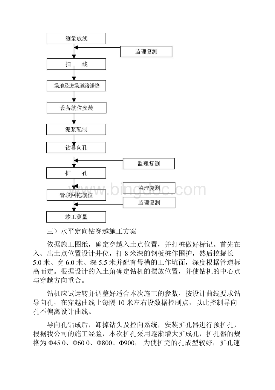 某污水管道穿越河道工程施工方案.docx_第3页