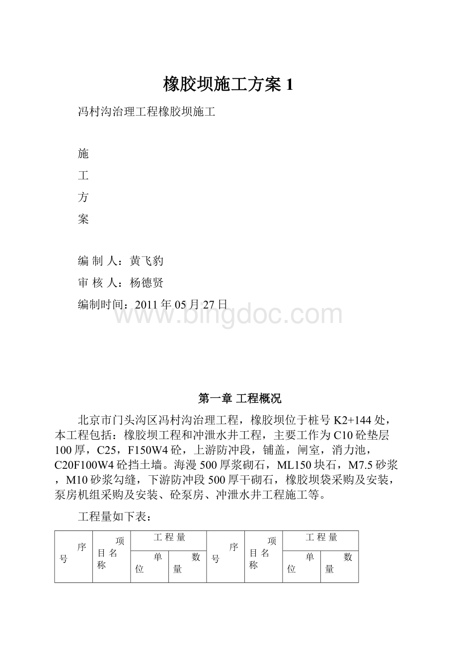 橡胶坝施工方案1.docx_第1页