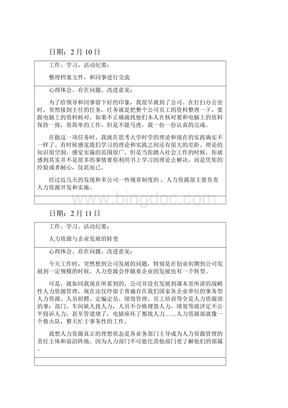 人力资源管理专业实习日记.docx_第2页