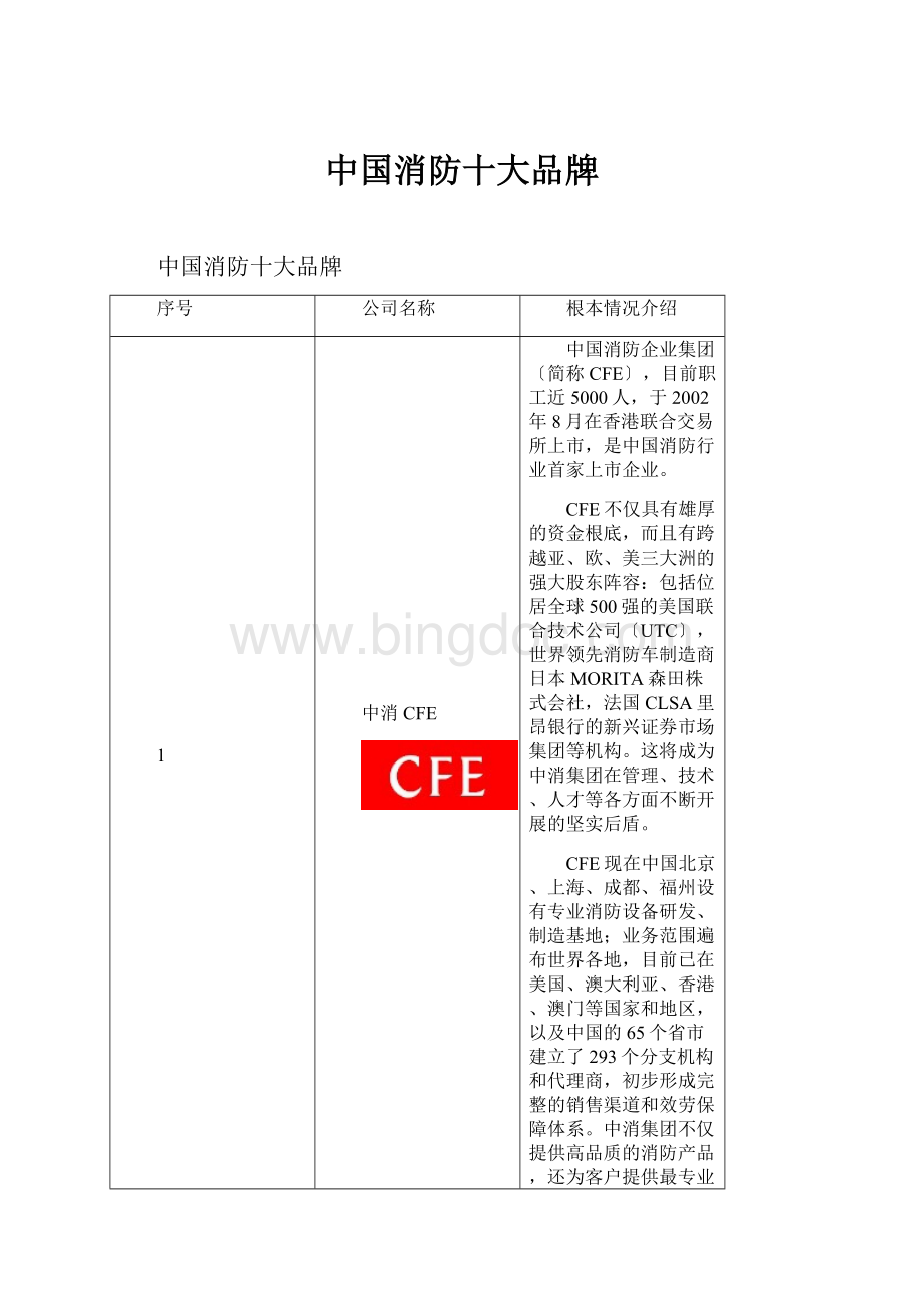 中国消防十大品牌.docx_第1页