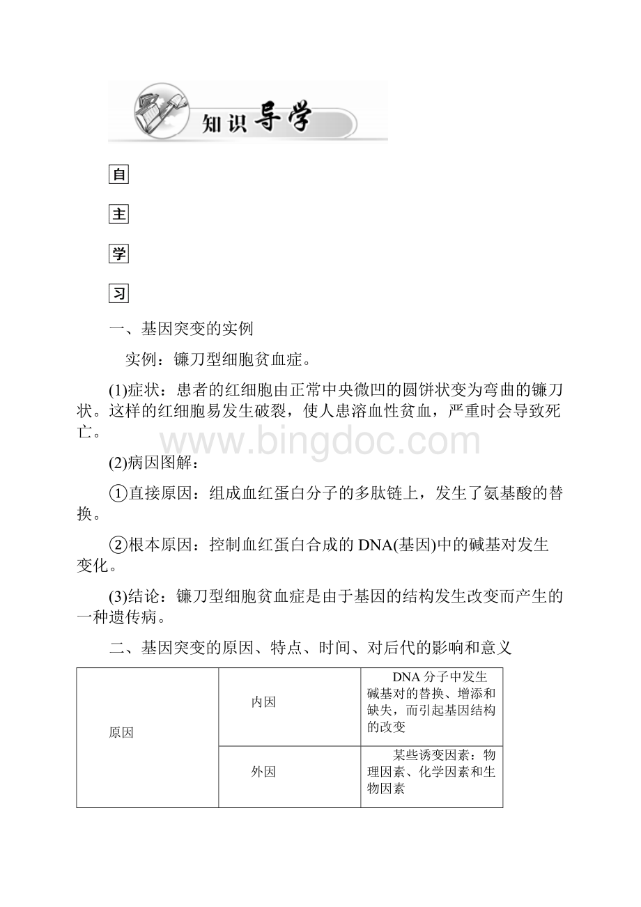 高中生物人教必修2配套课件+同步习题+章末知识整合.docx_第2页