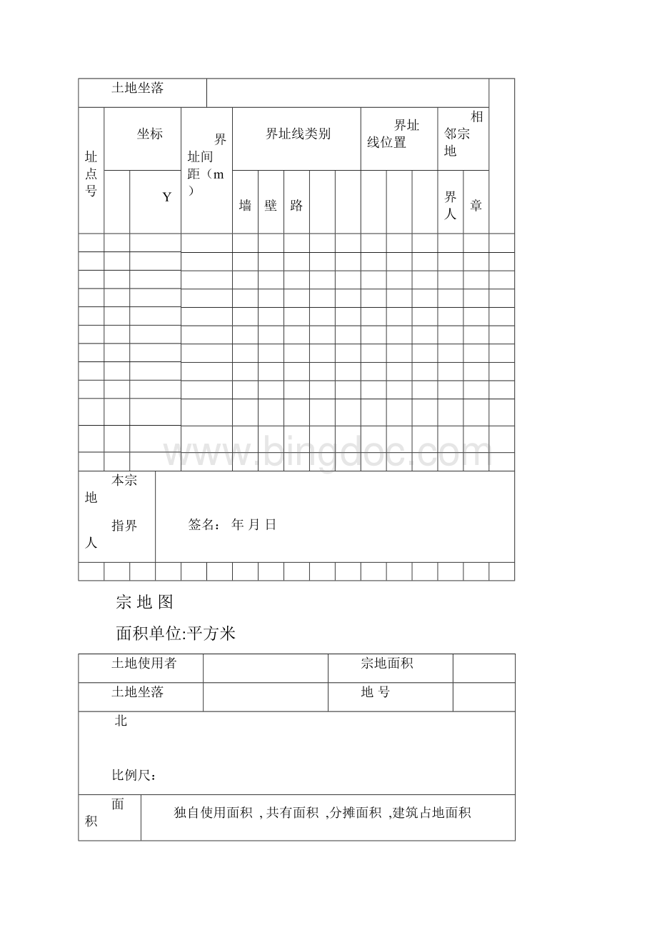 土地使用权登记申请表.docx_第3页