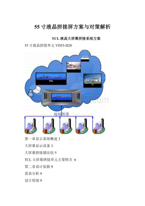 55寸液晶拼接屏方案与对策解析.docx