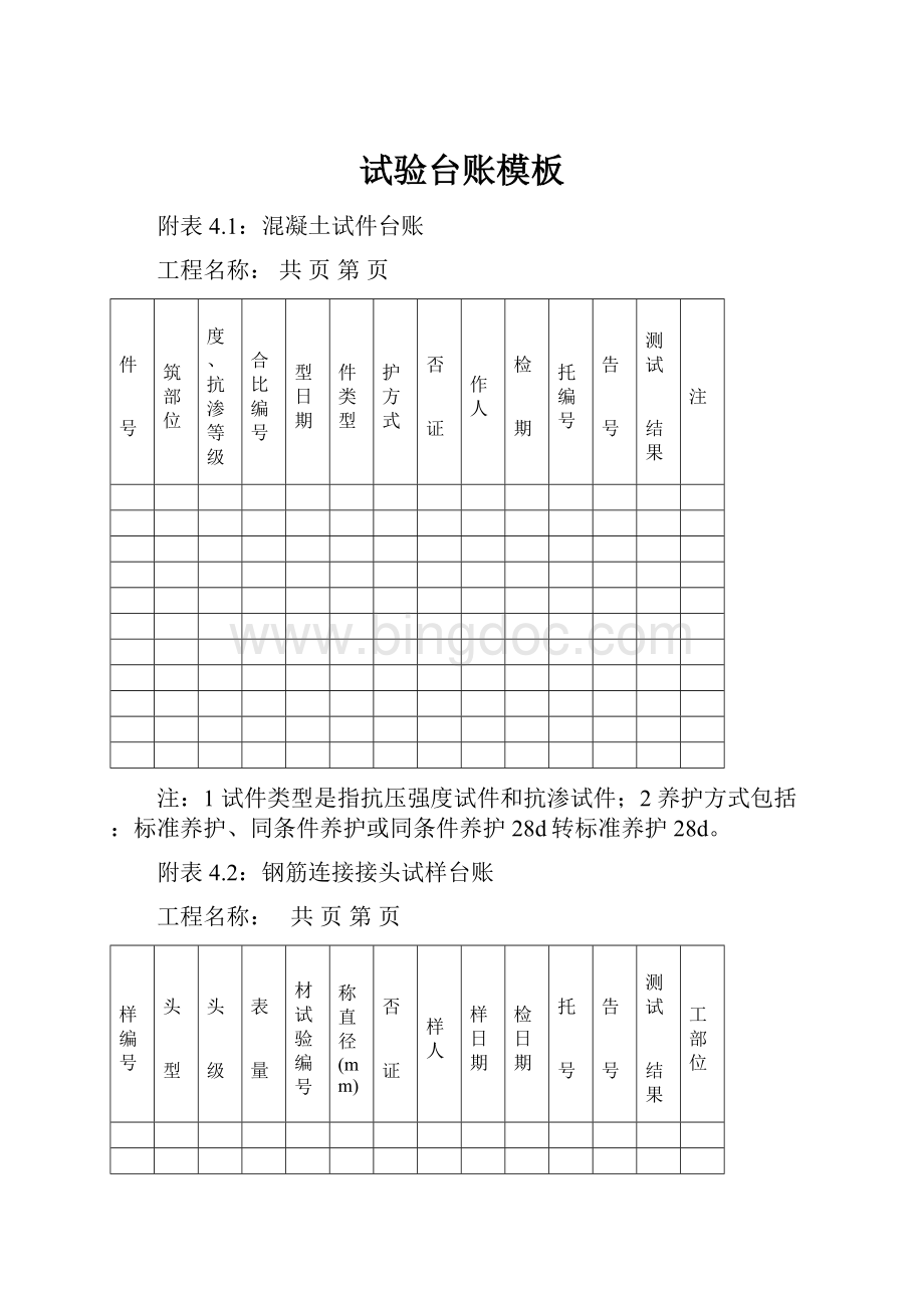 试验台账模板.docx_第1页