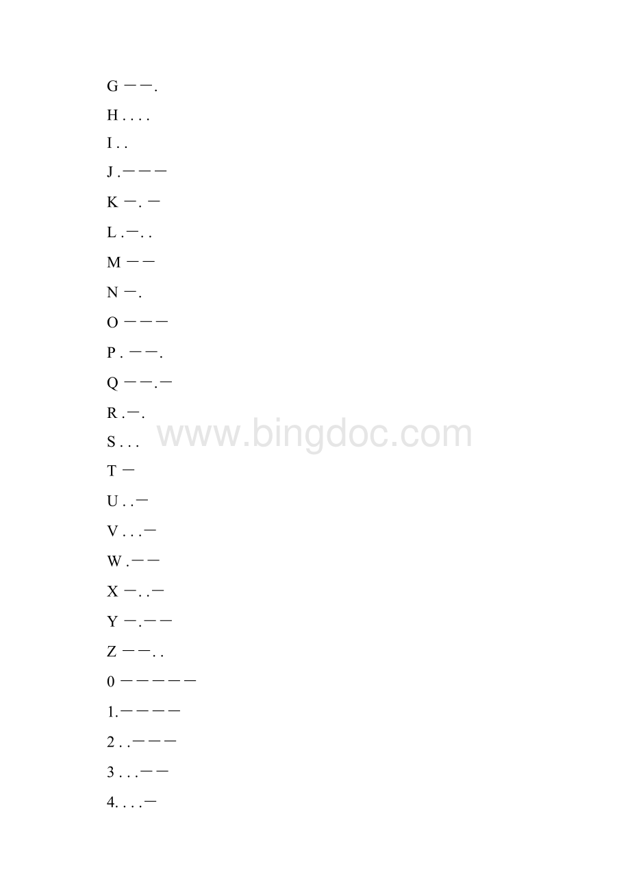 摩斯密码表.docx_第2页