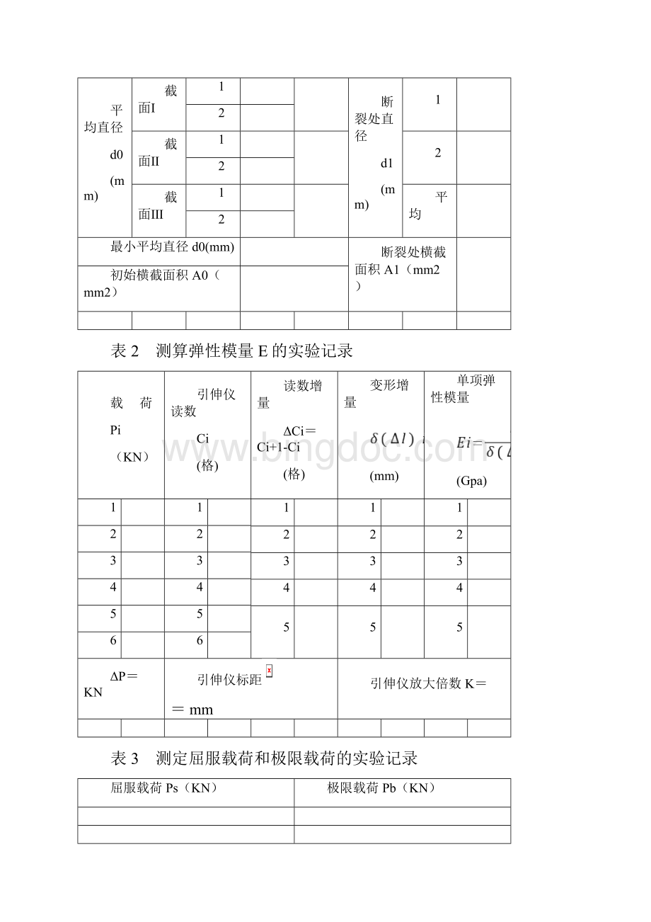 试验报告记录册广东工业大学.docx_第3页