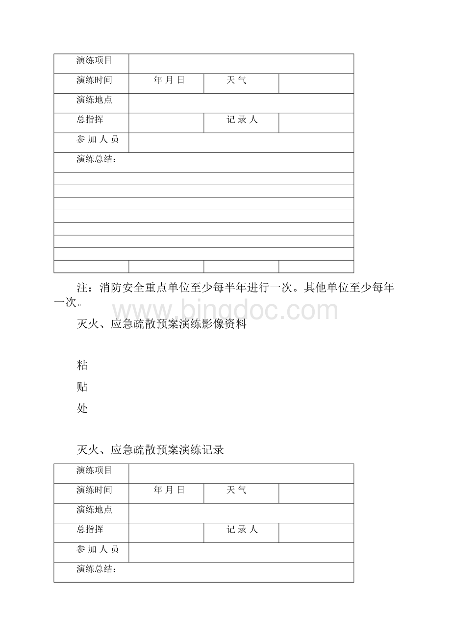 消防安全演练培训记录材料本.docx_第2页