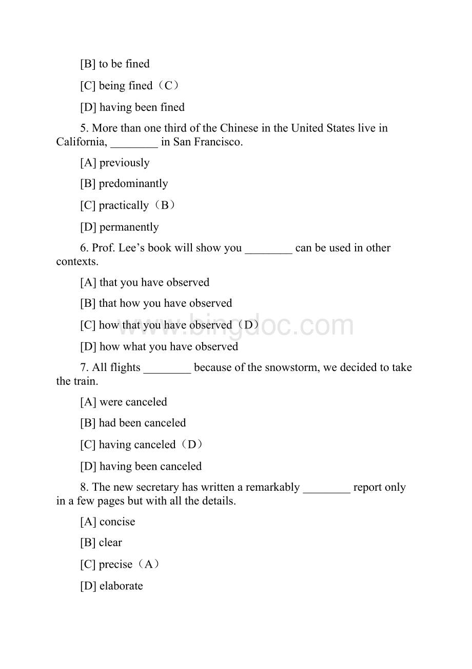 1993年考研英语试题及答案Word下载.docx_第2页