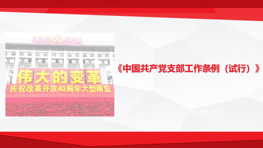 《中国共产党支部工作条例(试行)》学习.ppt_第1页