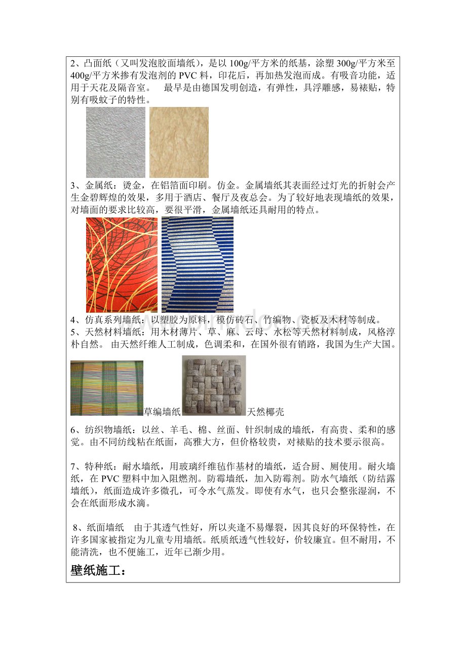 室内外装饰材料与施工工艺-009壁纸壁毯地毯及其它.doc_第3页