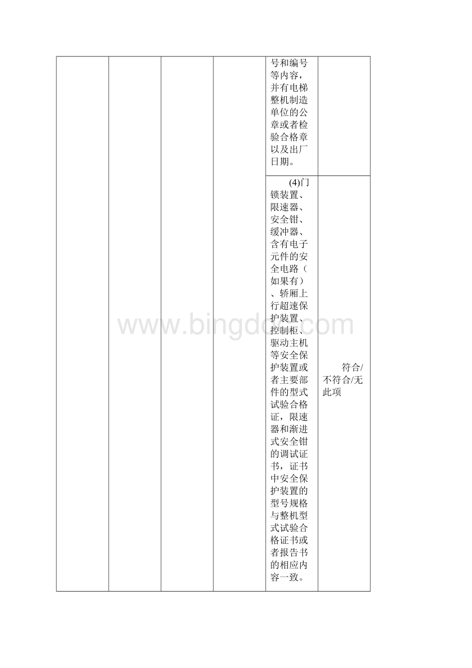 SG08电梯安装自检记录无机房.docx_第3页