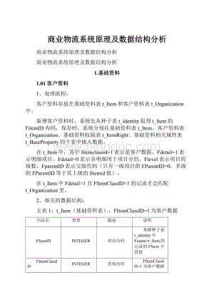 商业物流系统原理及数据结构分析.docx