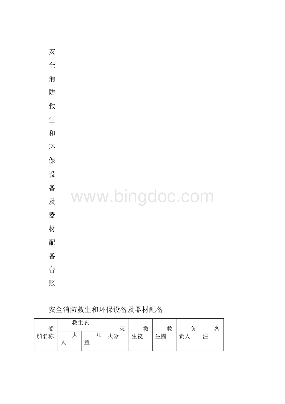 船舶安全消防救生设备等检测记录台帐.docx_第3页