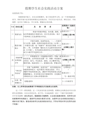 寒假学生社会实践活动方案.docx