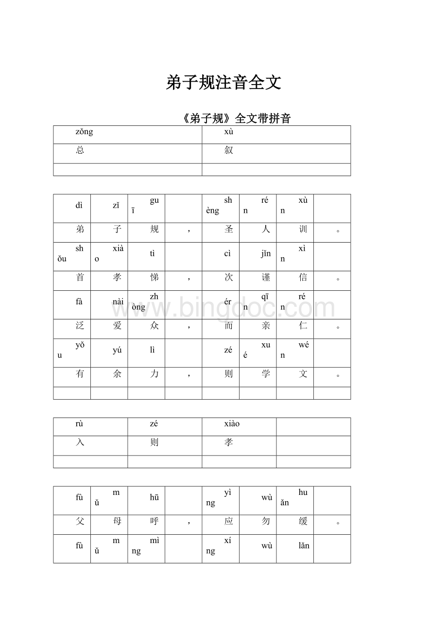 弟子规注音全文.docx_第1页