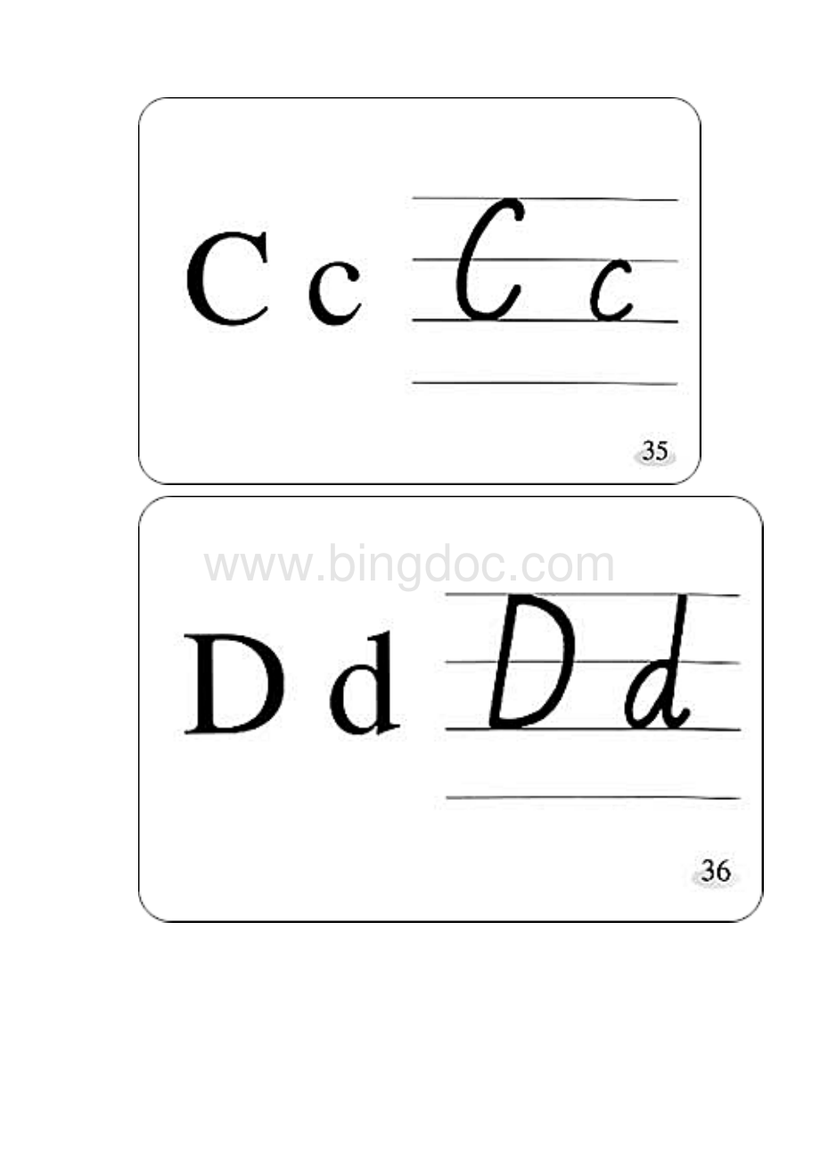 小学英语26个字母标准手写体贴图 2.docx_第2页
