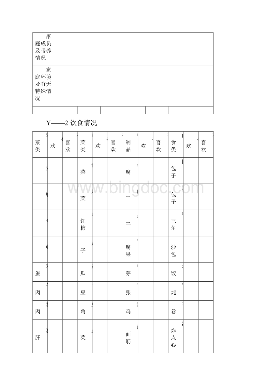 幼儿园教育专用表格大全.docx_第2页