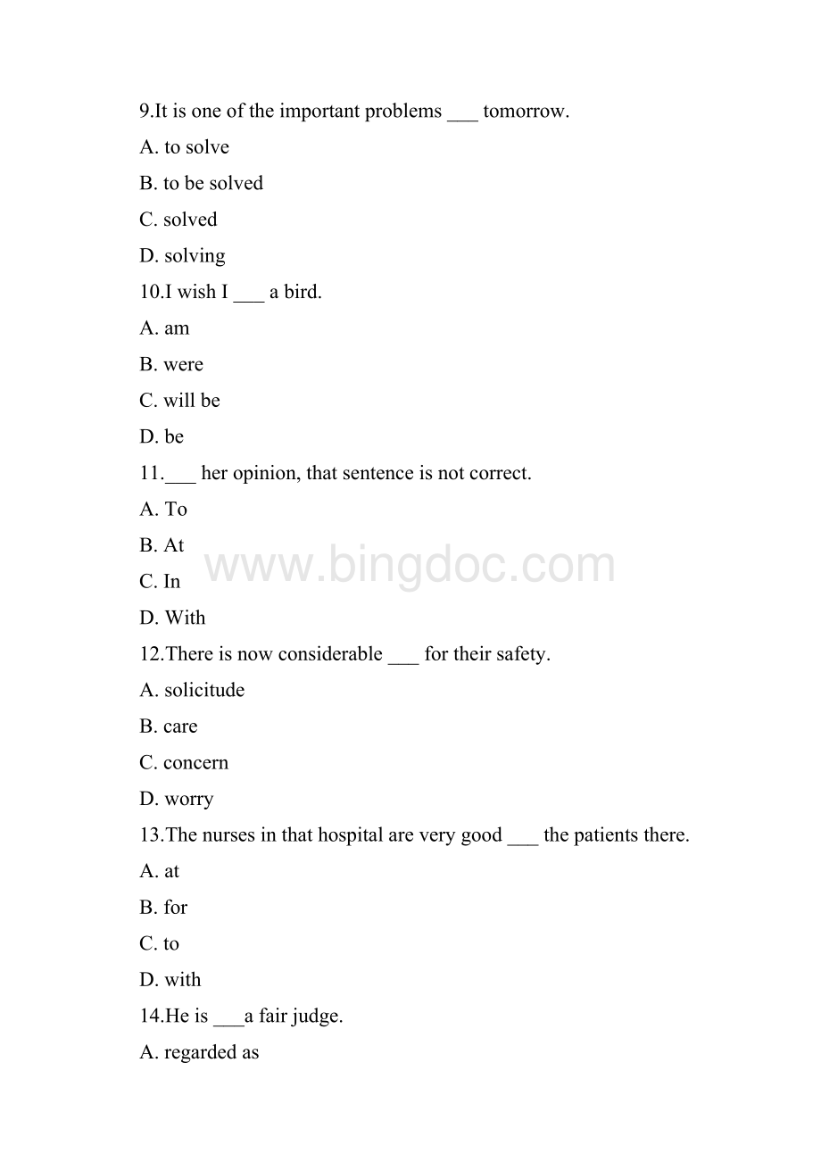 大学北语18春大学英语二Word文档下载推荐.docx_第3页