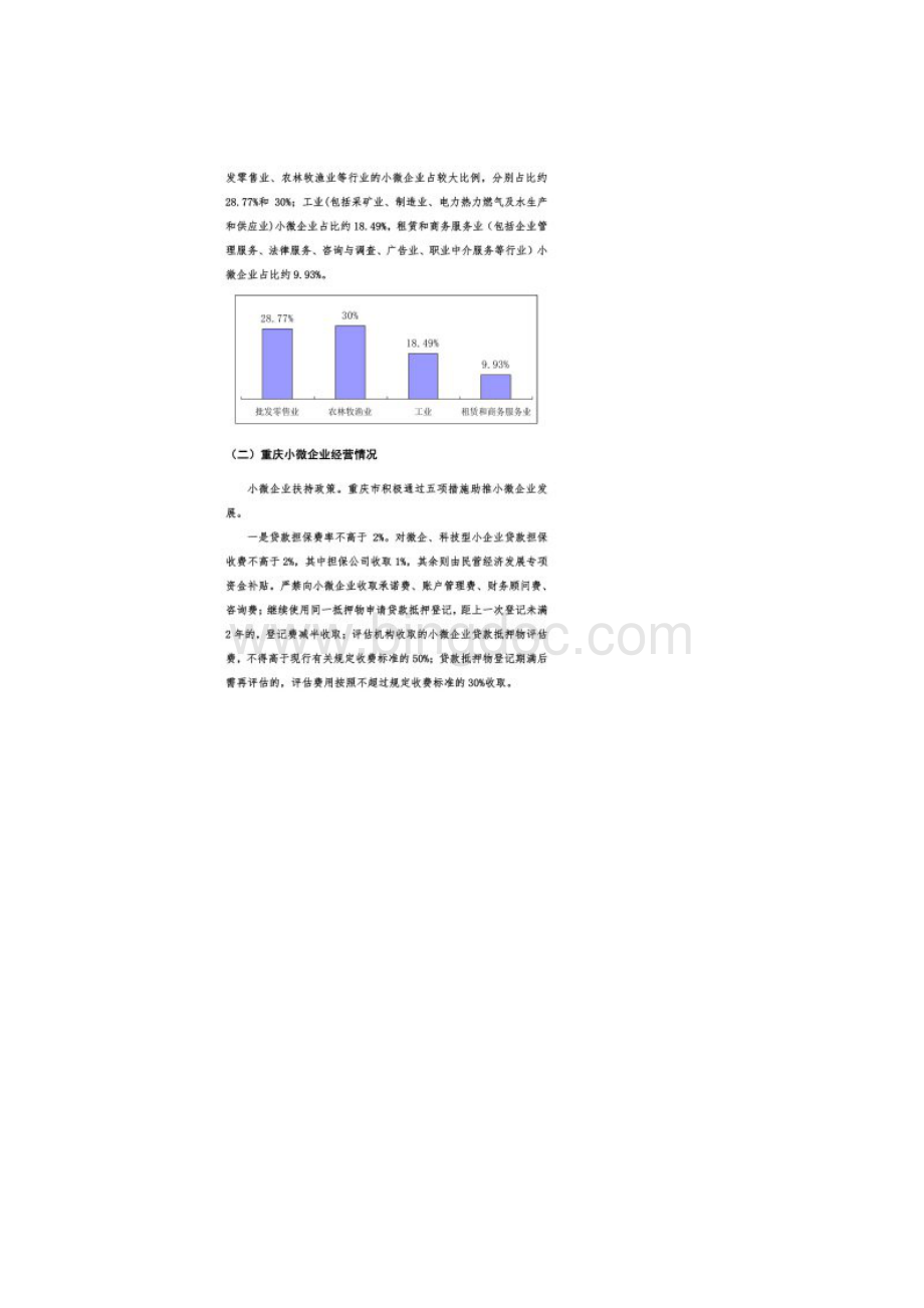 重庆小微企业发展现状分析Word文档下载推荐.docx_第2页