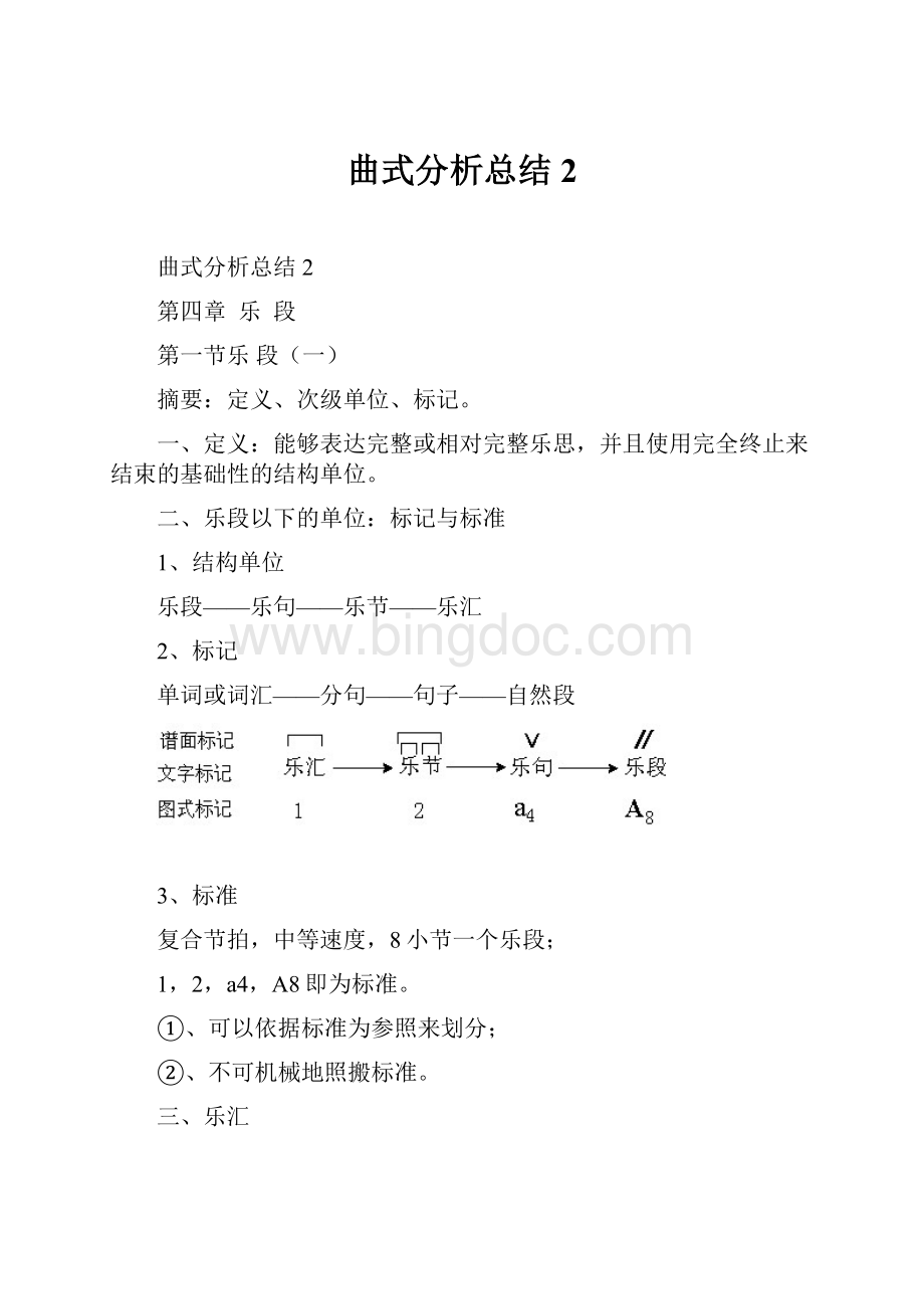 曲式分析总结2Word文档下载推荐.docx_第1页