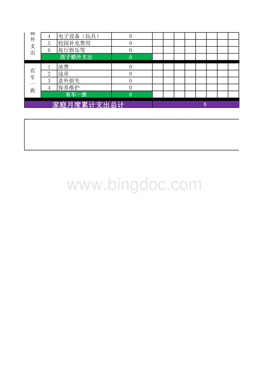 家庭日常开支明细表(通表).xlsx_第2页