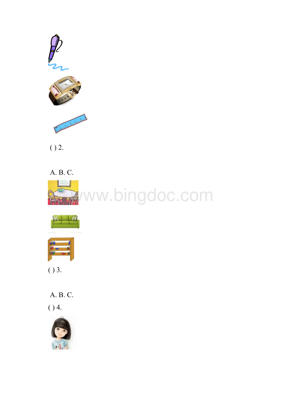 新目标英语学年七年级上学期期中考试英语试题含答案文档格式.docx_第2页