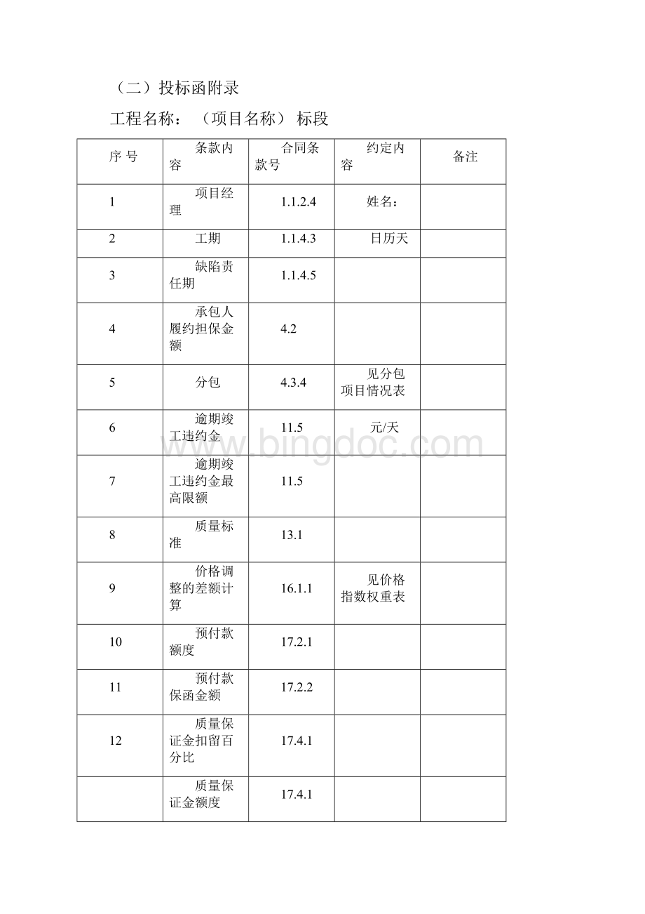 建筑工程投标文件范本.docx_第3页