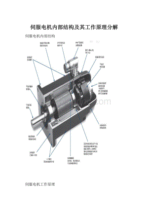 伺服电机内部结构及其工作原理分解.docx