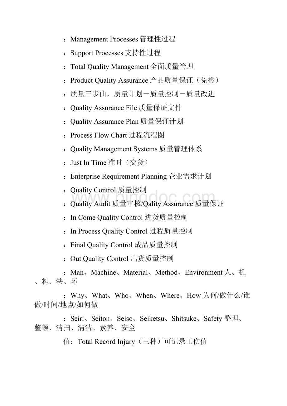 500个质量管理专用中英文术语集锦.docx_第2页