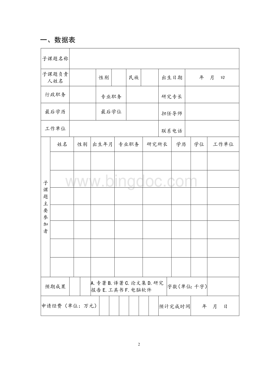 国家社会科学基金子课题合作协议书模板.doc_第3页