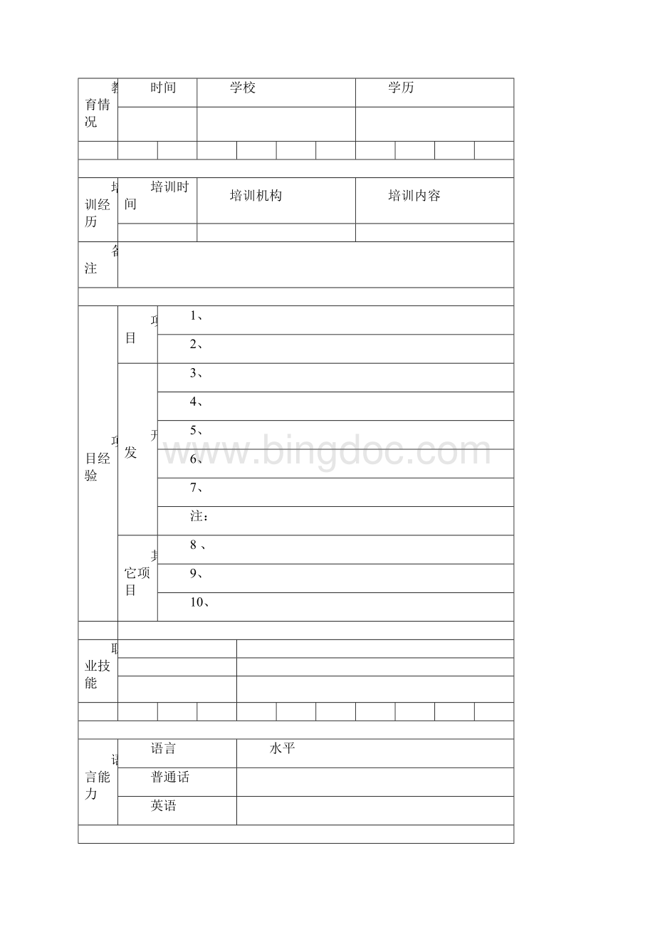 个人简历模板大全30套Word格式文档下载.docx_第3页