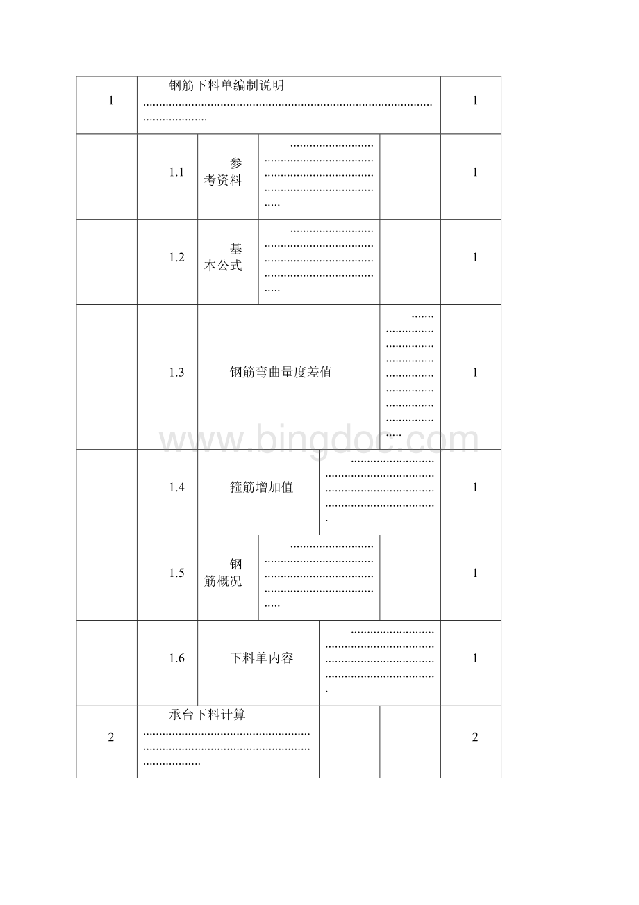 钢筋下料单参考模板docx.docx_第2页