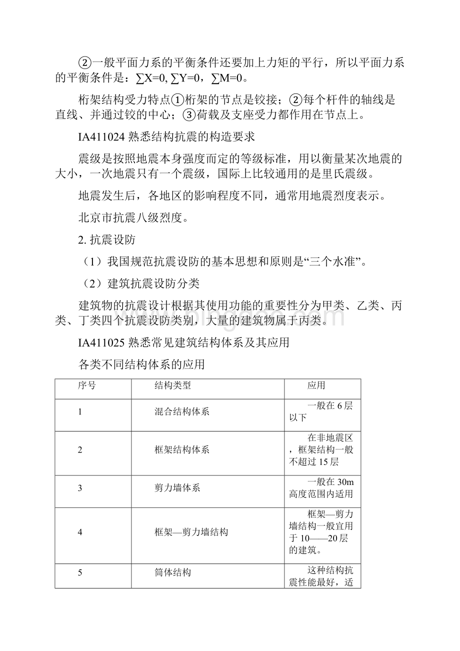 一级建造师建筑工程管理与实务重点复习资料Word文档格式.docx_第3页