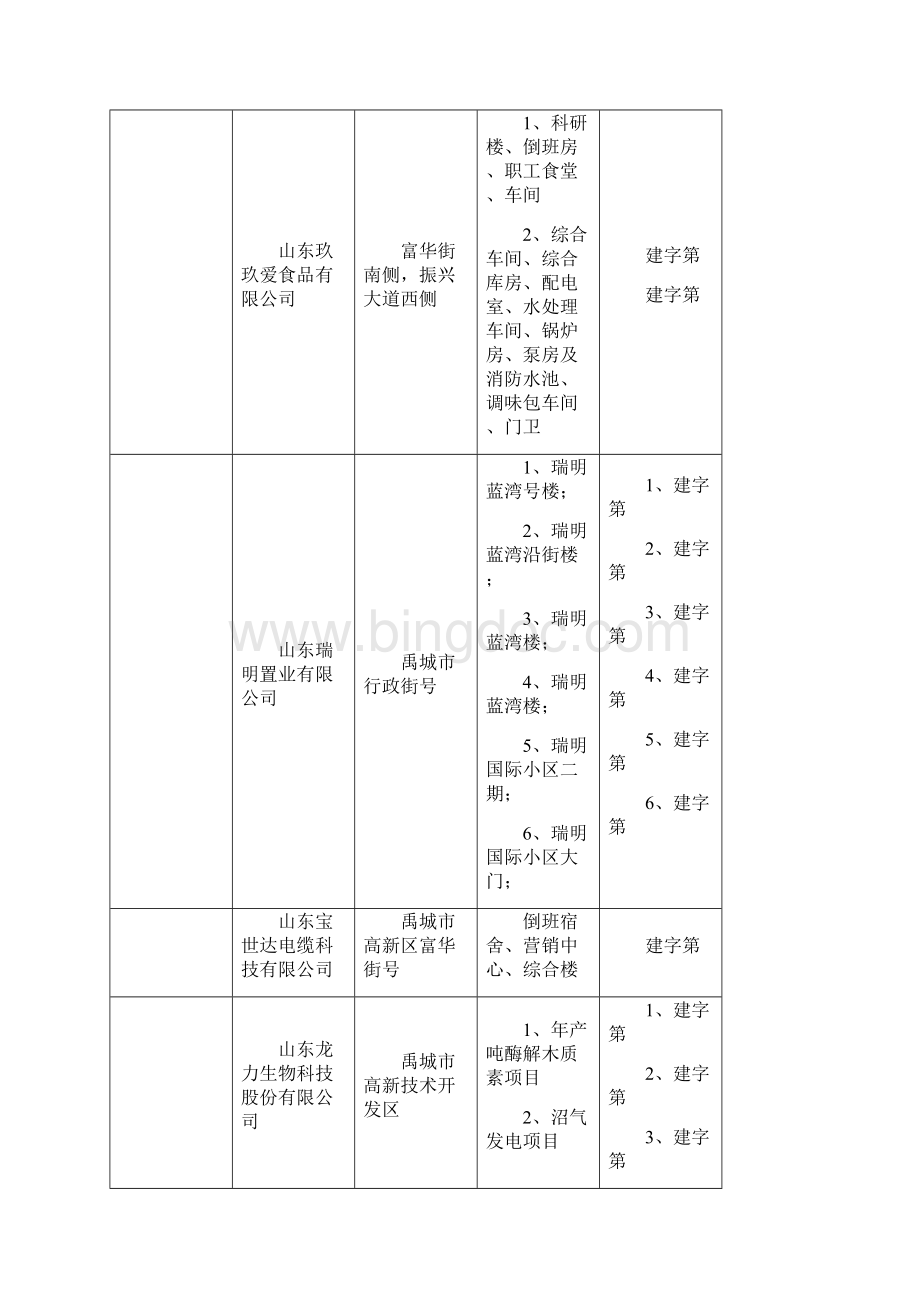 禹城市规划局检查对象基础信息台账文档格式.docx_第3页