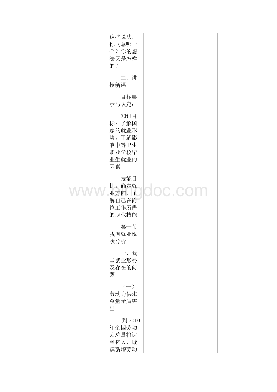 中职生就业与创业指导教程教案.docx_第3页