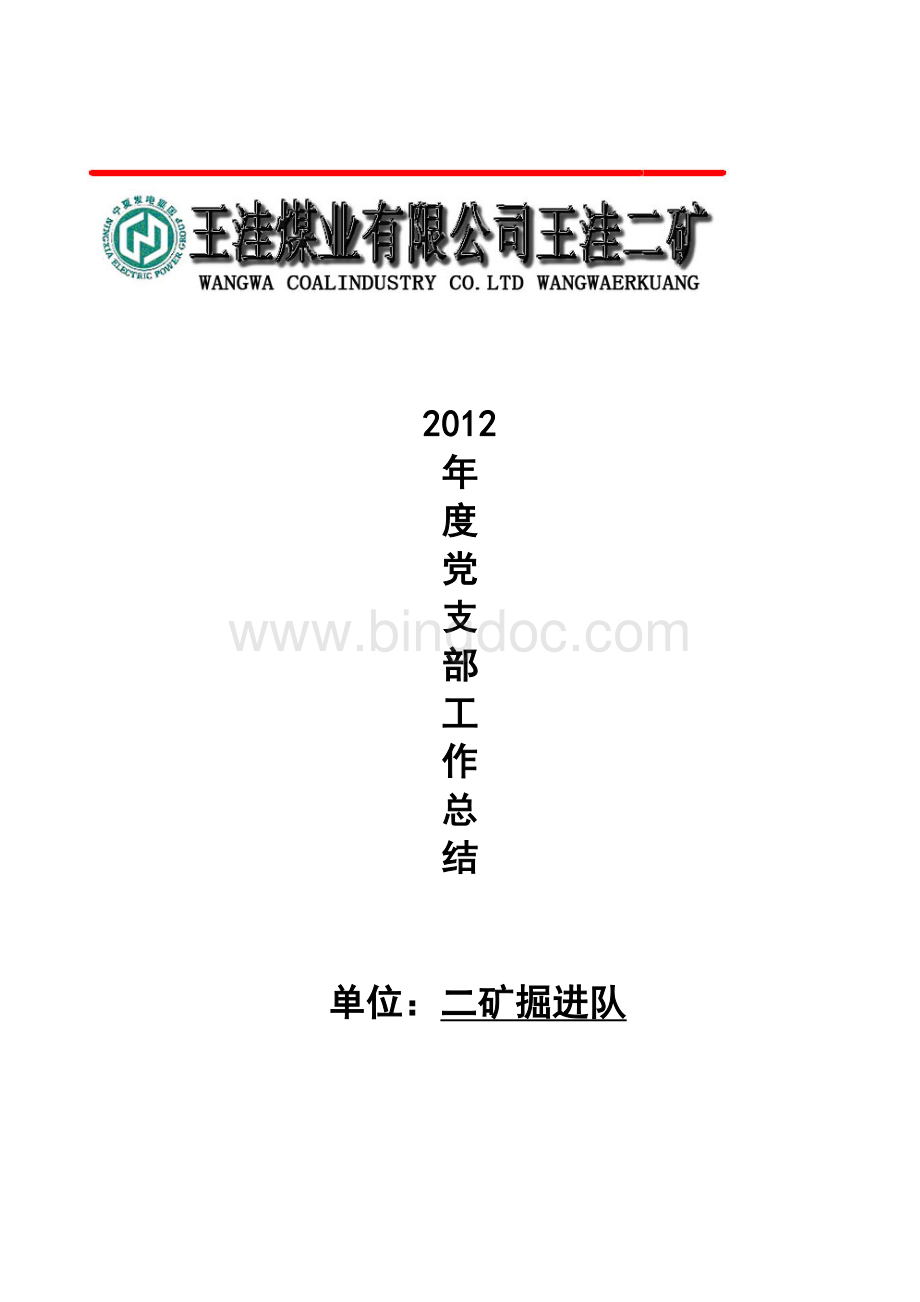 2012年度党建工作总结.doc