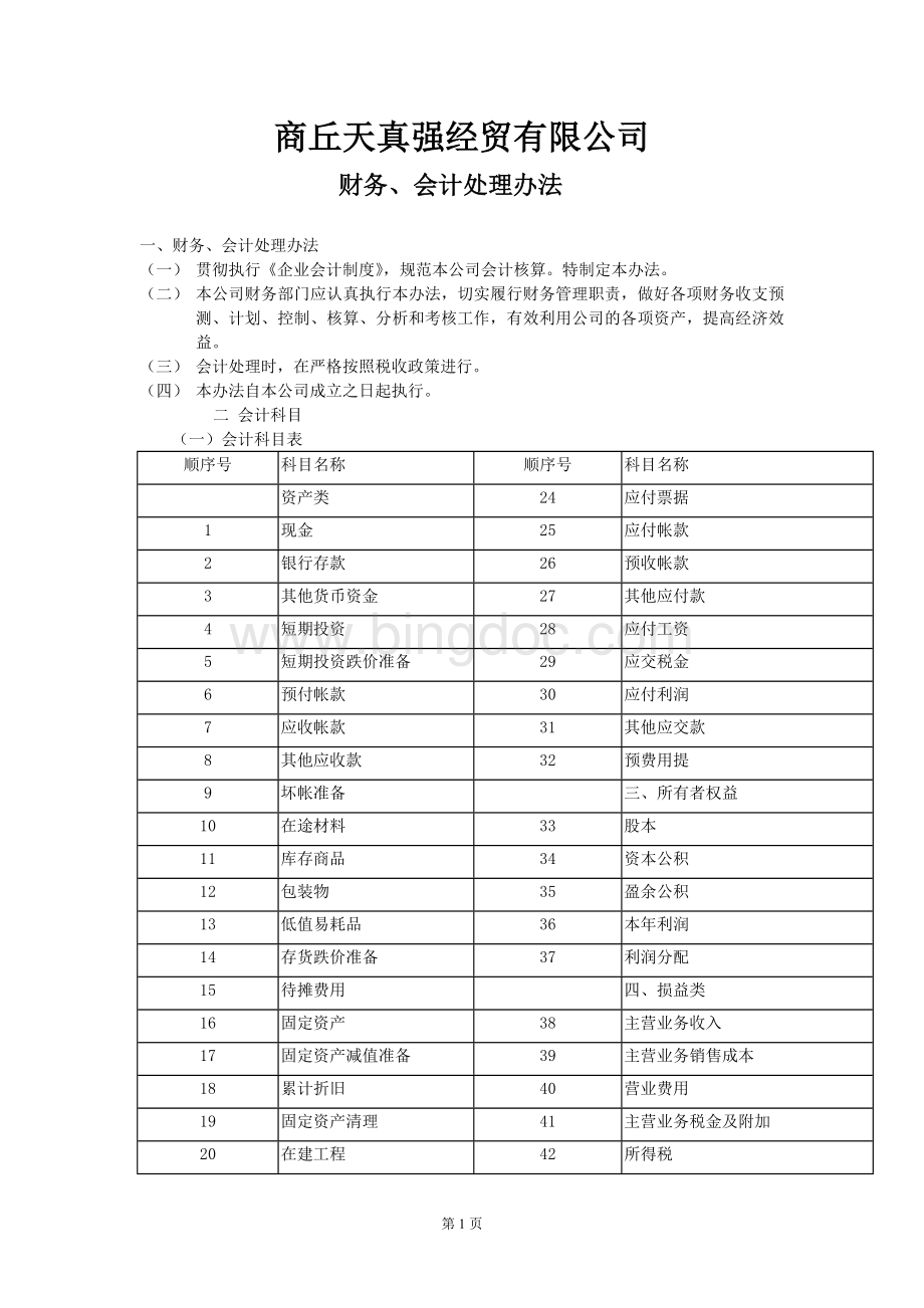 商业财务会计处理办法Word格式文档下载.doc