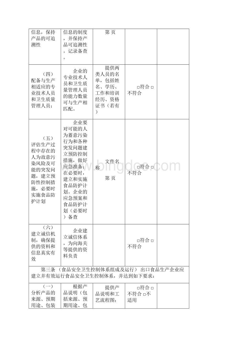 申请备案企业自我声明和自我评价表文档格式.docx_第3页