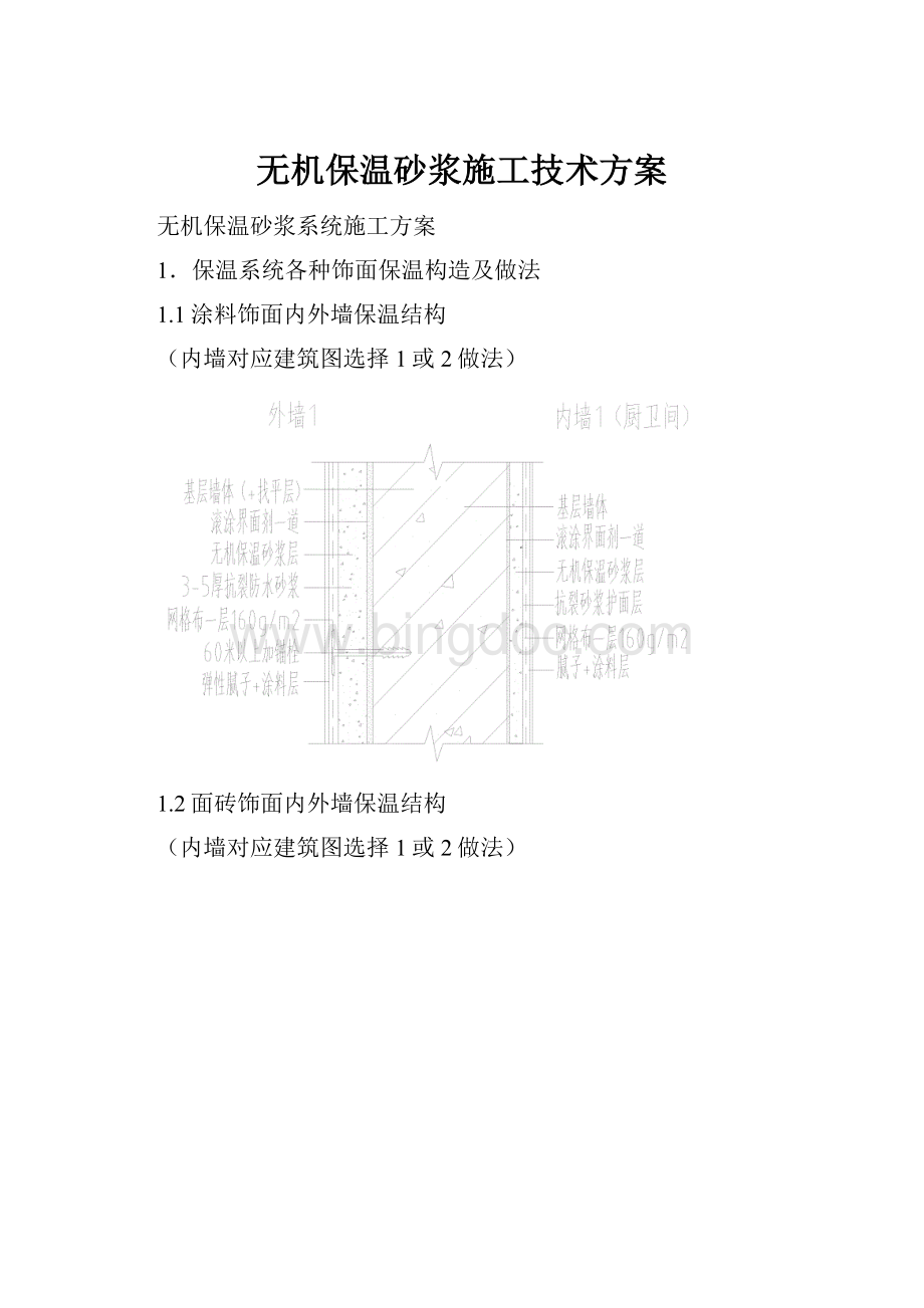 无机保温砂浆施工技术方案Word下载.docx_第1页