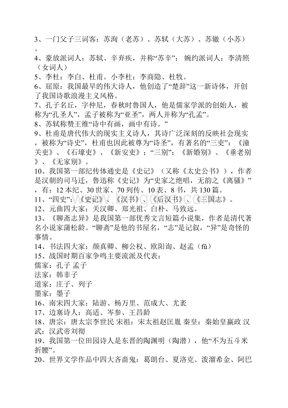 小学初中中国传统文化大全.docx_第2页