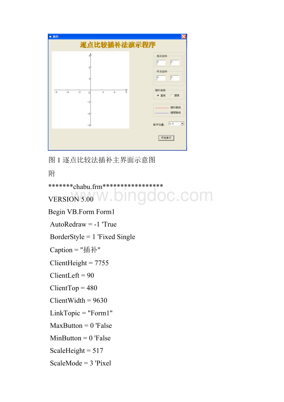 数控实验指导书逐点比较法直线插补程序Word格式.docx_第3页