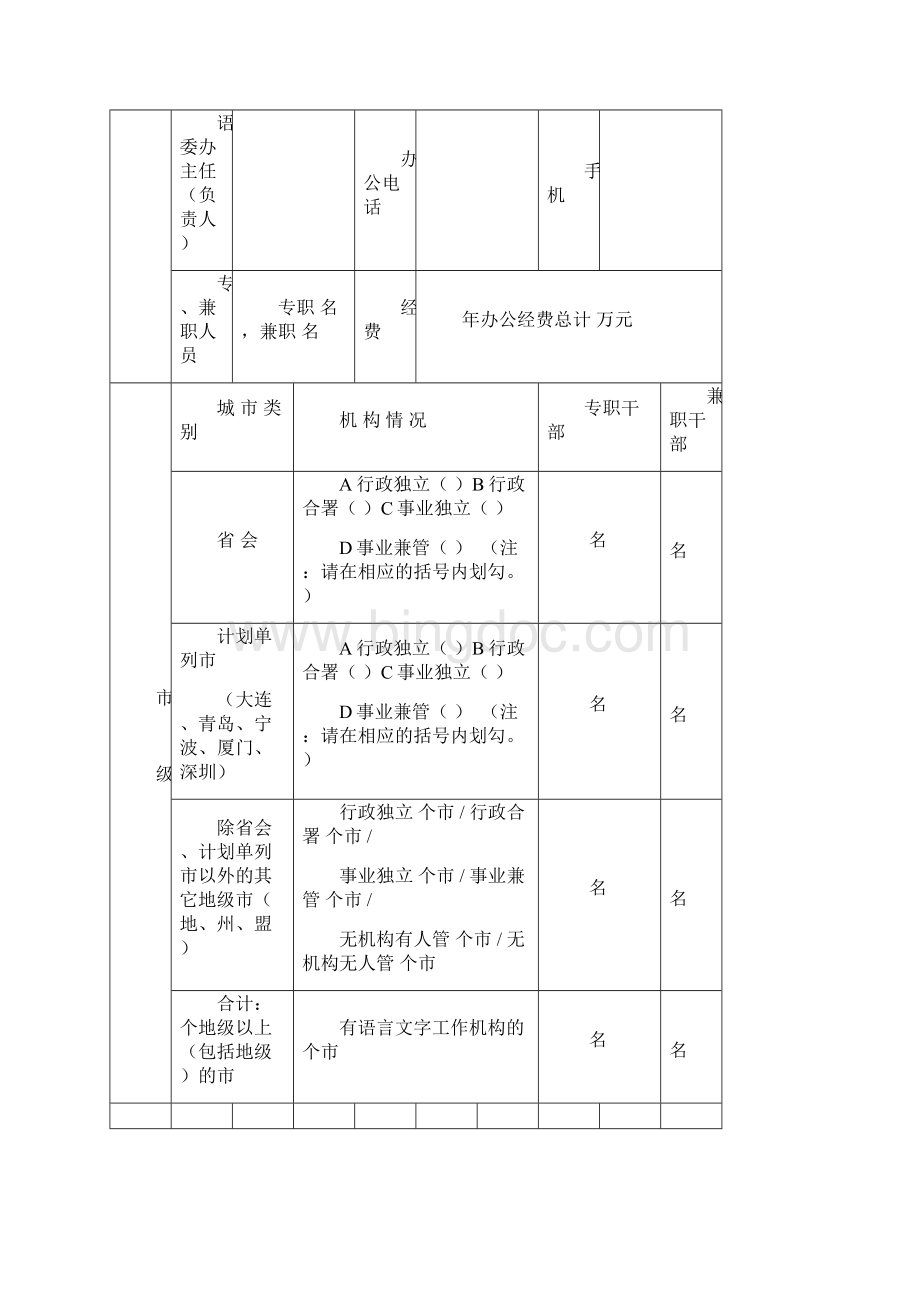 普通话水平测试基本情况表一级测试实施机构情况.docx_第2页