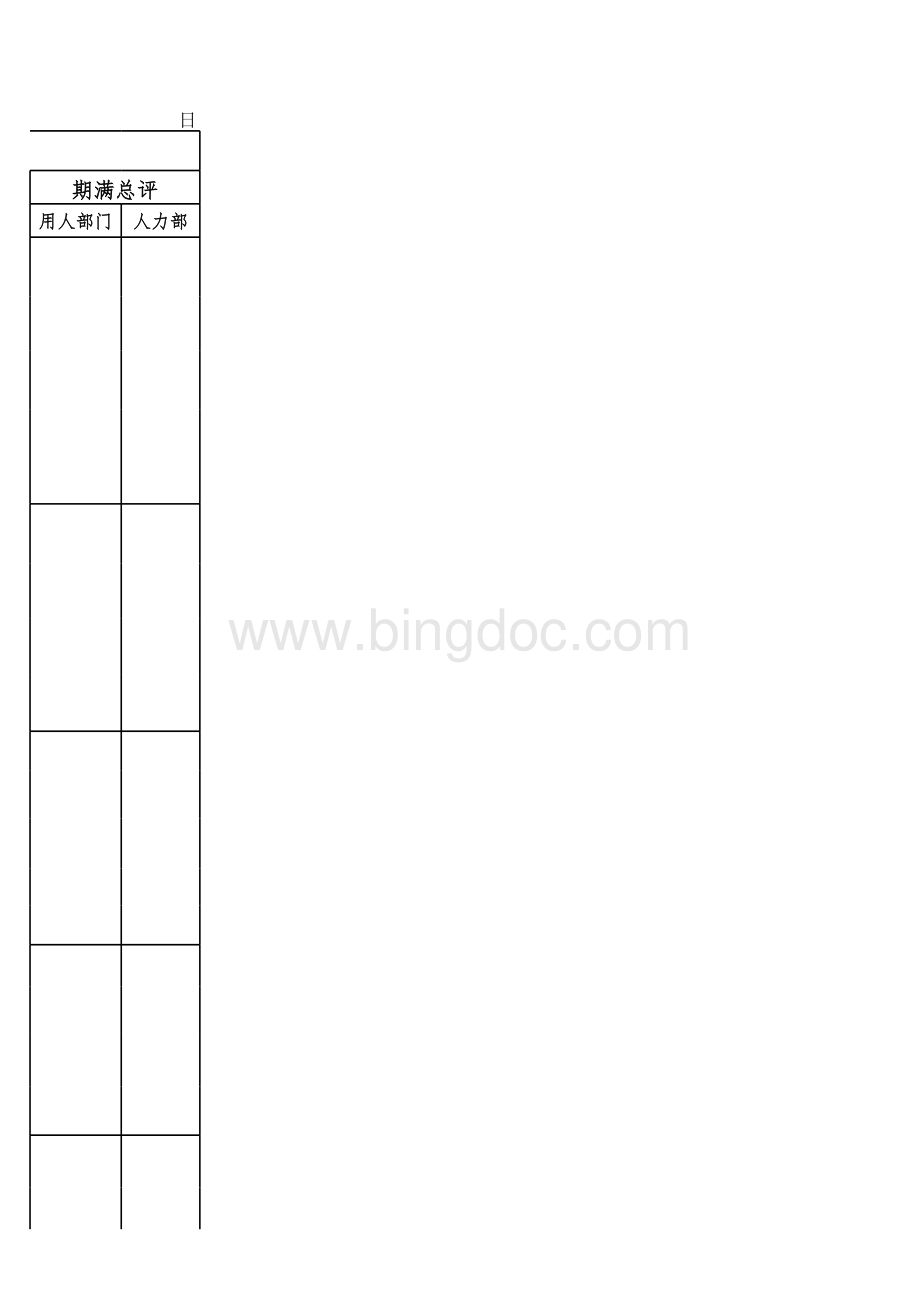 员工试用期考核表表格文件下载.xls_第3页