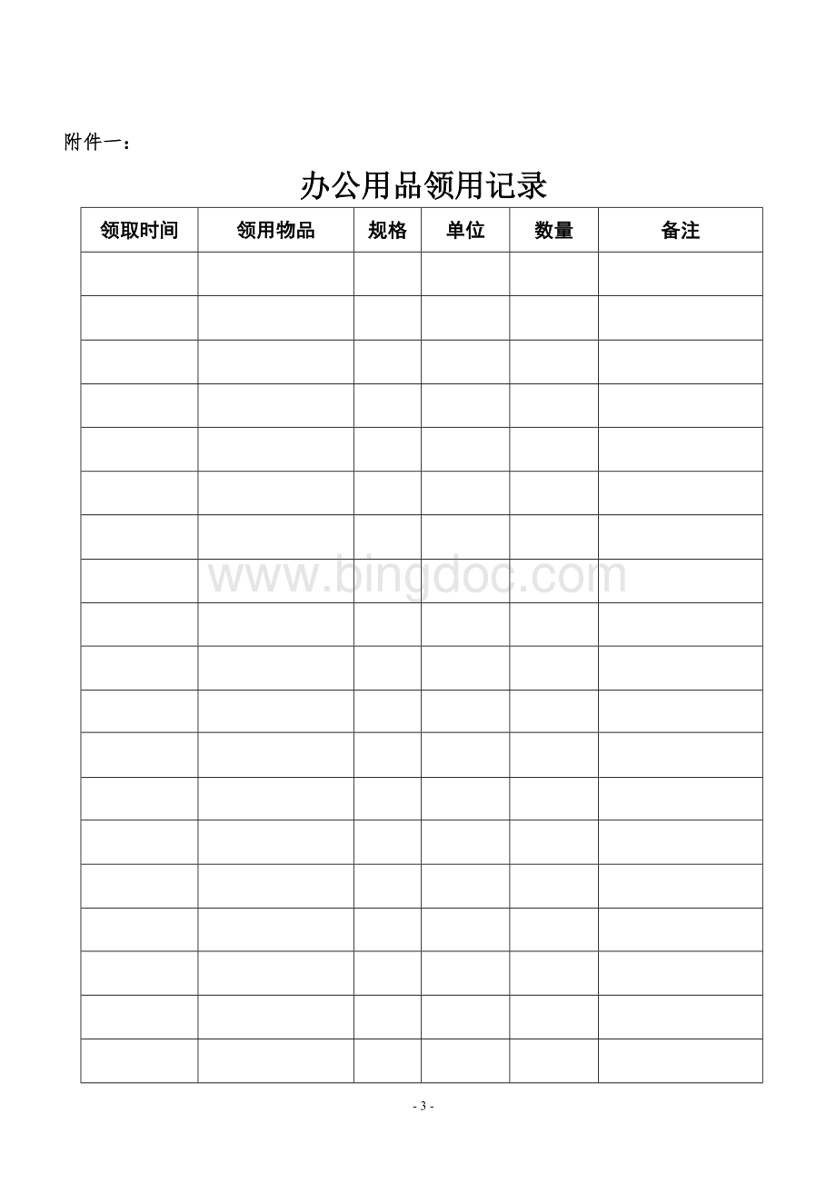 通风部办公用品管理办法Word文件下载.doc_第3页