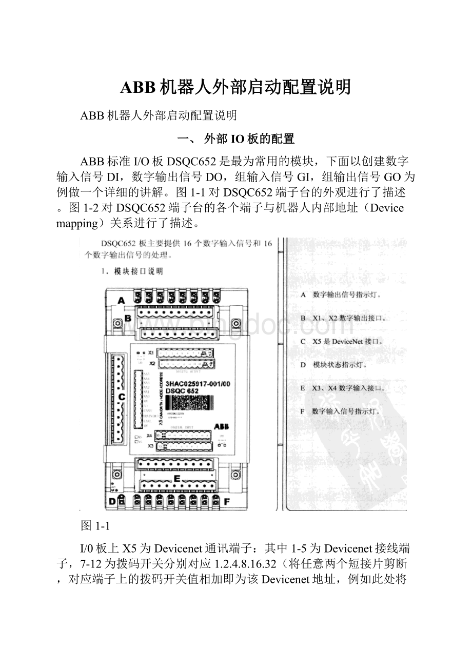 ABB机器人外部启动配置说明Word文档下载推荐.docx