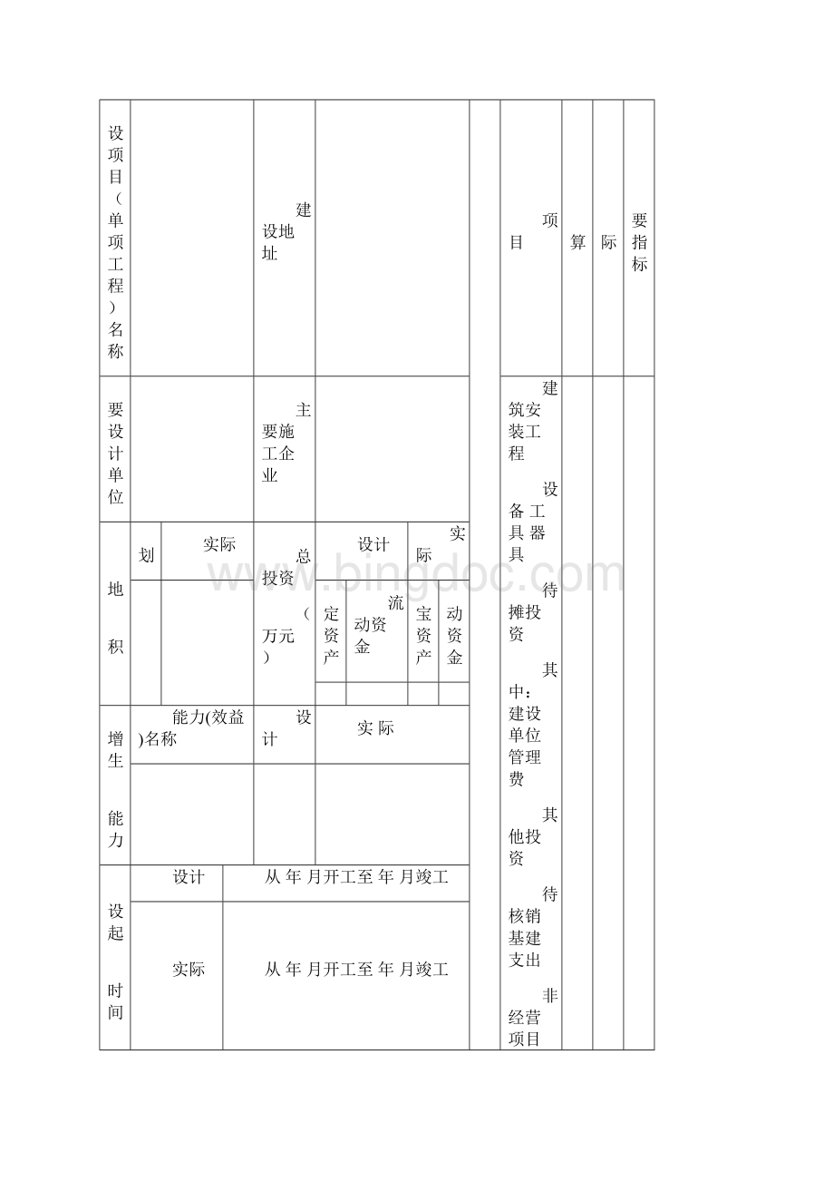 基本建设竣工财务决算报表.docx_第2页