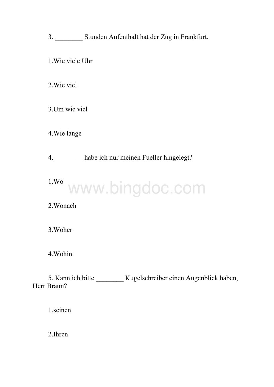 德语语法经典选择题锦集.docx_第2页