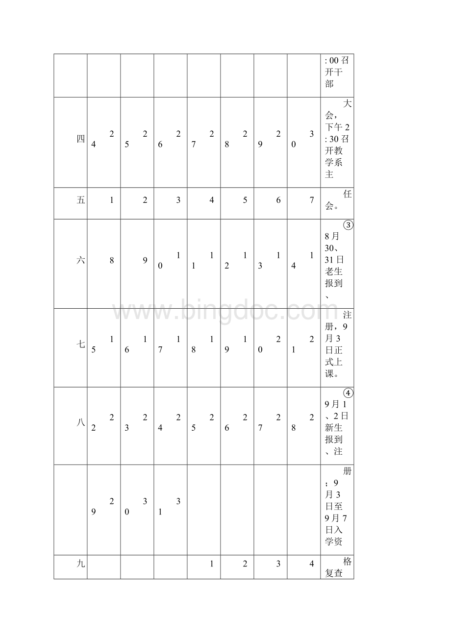 楚雄师范学院学年校历.docx_第2页