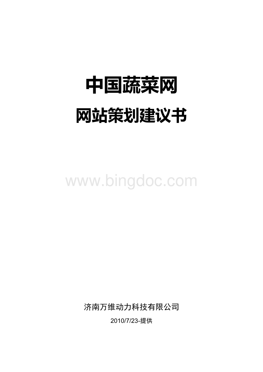 中国蔬菜网策划方案Word文档下载推荐.doc