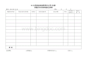 零售连锁药店GSP管理记录表格(总部、门店)Word文档下载推荐.doc